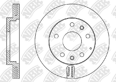 Диск тормозной передний RN1195 NIBK (2шт)