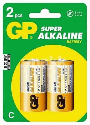 Батарейка LR14 GP SUPER ALKALINE 14A-BL2 