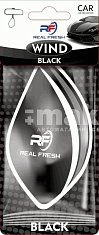 Ароматизатор подвесной Air freshener REAL FRESH WIND (Black/Блэк)