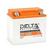 Мото аккумулятор DELTA 12В 5Ач (YTX5L-BS, YT5L-BS, YTZ7S) о/п
