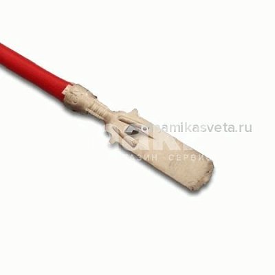 Разъем плоский "папа" неизолированный с замком с проводом DEON РП-ПЗ-25063 (6,3мм;1*2,50мм²*110мм)