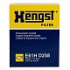 Фильтр масляный Hengst E61H D258 (HU 816 z KIT) BMW