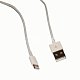 Кабель iPhone 5/6/7/8/X Continent 8pin (Apple Lighting), 1м белый DCI-2104WT