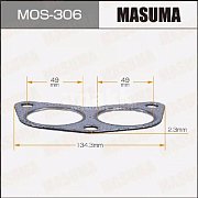 Прокладки глушителя Subaru 49*134.3*2.3 MOS-306 Masuma (5шт/уп)