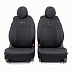 Чехлы автомоб. JACQARD жаккард 11 предм 2 молн чёрные AIRBAG JAC-1102 Attache