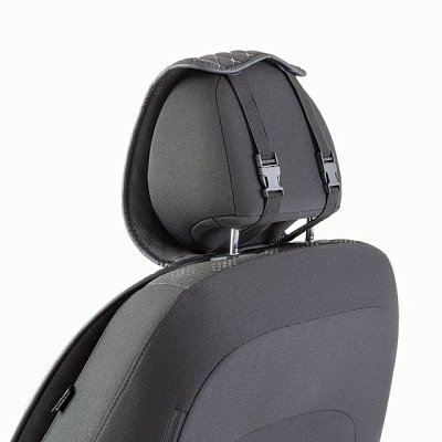 Накидки на сиденье Car Performance передние 2 шт  fiberflax серые 5шт/уп CUS-1052 GY/GY