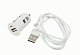 Автомобильное ЗУ USB 1А + кабель 8Pin iPhone 5/6/7/8/X Continent белый ZA10-191WT /Si1