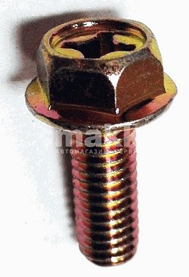 Болт М 6*16 с прессшайбой В01 под 10 ключ и крестовую отвертку (желтый) В01