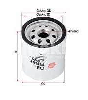 Фильтр масляный C6526 Sakura Cadillac Escalade 6.2 V8 98>