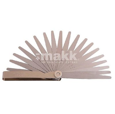 Набор щупов прямых остроконечных для измерения зазоров (20 шт) 0,05-1,00мм, AV-Steel  AV-921126