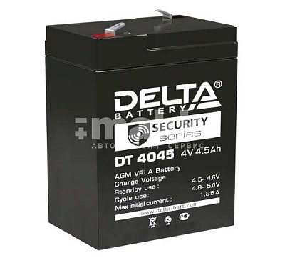 Аккумуляторная батарея Delta 4В 4,5 Ач DT 4045