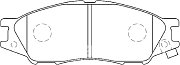 Колодки тормозные передние дисковые BP22435 SB NAGAMOCHI