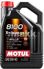 Масло моторное Motul Авто 8100 X-CLean (GEN2) C3 5w40 4л 