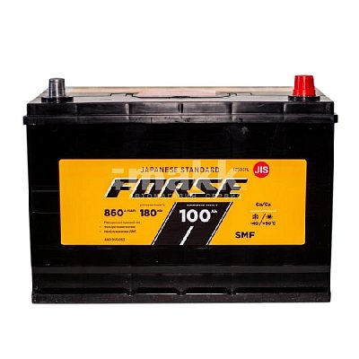 Аккумуляторная батарея 100 Ач Forse Азия (D31L) о/п 30,3*17,5*22,0
