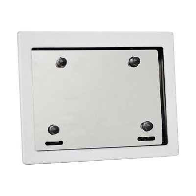 Рамка номерного знака Exprofesso нержавеющая сталь новый ГОСТ квадратная (МОТО)