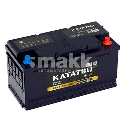 Аккумуляторная батарея 100 Ач Katatsu EFB Gold о/п 35,3*17,5*19