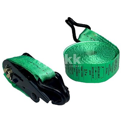 Стяжка груза 25мм*4м прочность на разрыв 1000 кг 1шт/уп HITCH