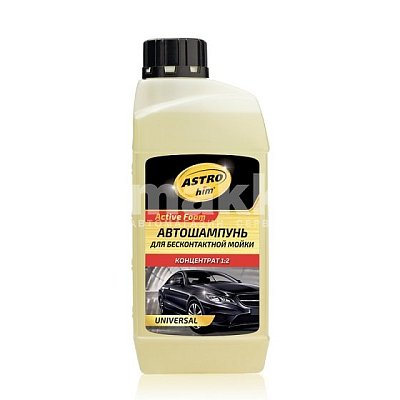 Автошампунь для бескон. мойки UNIVERSAL Active Foam ASTROhim 1л конц 1:2 АC330