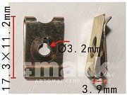 Скоба 17,3*11,2мм Н-2045
