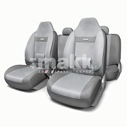 Чехлы COMFORT литовый подг велюр 9пр карм 6мол св.сер/т.сер р-р М COM-1105H D.GY/L.GY (M)