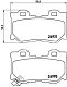 Колодки тормозные задние FP1347 FIT