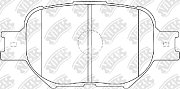 Колодки тормозные передние PN1430 NIBK