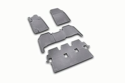 Коврики салона Novline модель TOYOTA Land Cruiser 200 11/07-12 черный (к-т 4 шт) NLC.48.17.210k