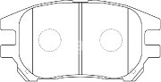 Колодки тормозные передние дисковые BP21481 SB NAGAMOCHI