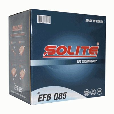 Аккумуляторная батарея 70 Ач Solite EFB Q85 о/п 23,0*17,2*20,0/22,0