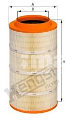 Фильтр воздушный Hengst E603L (C 27 1320/3) AGCO, MERCEDES-BENZ, RENAULT, основной, вторичный E719LS