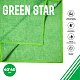 Салфетка из микрофибры 40x40 Green Star зеленая 250 гр/м2