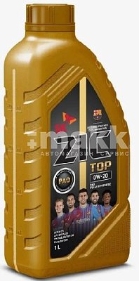 Масло моторное ZIC TOP 0W20 синтетическое 1л