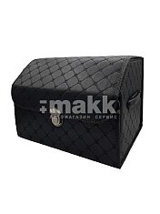 Органайзер в багажник экокожа 30х30х40см черный/черный PSV 137709