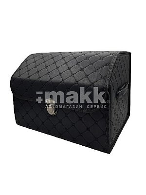 Органайзер в багажник экокожа 30х30х40см черный/черный PSV 137709