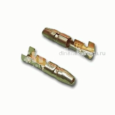 Разъем штекерный "папа" без изоляции TITAN 351LR (латунь,Ø3,5мм,16мм,сечение 0,5мм-0,8мм) (ПЭ10/100)