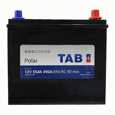 Аккумуляторная батарея 55 Ач Tab Polar S (65B24L) о/п Азия  246855 23,6×12,8×20,2/22,3