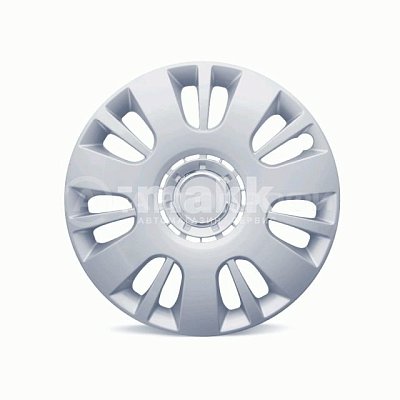 Колпаки Autoprofi  пластик регулир обод к-т 4пр металлик 16"(400мм) 4шт/уп WC-1150 SILVER (16)