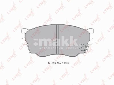 Колодки тормозные передние BD5119 LYNXauto