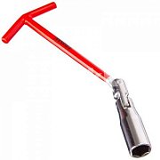 Ключ свечной 500 мм, с карданным шарниром, 21 мм (матовый, усиленный) Ермак фото