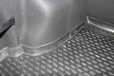 Коврик в багажник Novline Solaris 2010-2014, 2014+ сед. comfort,optima, family черный 1шт