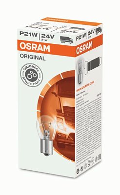 Автолампа P21W 24V OSRAM 7511CLC BA15s 