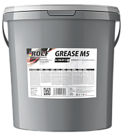 Смазка пластичная ROLF GREASE M5 LC 180 EP-2 HD  18 кг (черная)  пластик