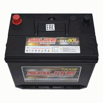Аккумуляторная батарея 80 Ач Solite TAXI (80L) о/п нижнее крепление 26,0*16,8*22,0