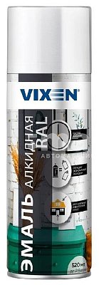 Эмаль алкидная VIXEN универсальная белая, глянцевая аэрозоль 520мл RAL9003