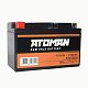 Мото аккумулятор ATOMAN AGM 12V 8Aч (YT7B-BS) п/п