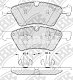Колодки тормозные передние PN0500W NIBK