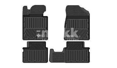 Коврики в салон KIA Ceed (12+)/ i30 (12+)  к-т 4шт черный SRTK Премиум PR.KI.CD.12G.02049
