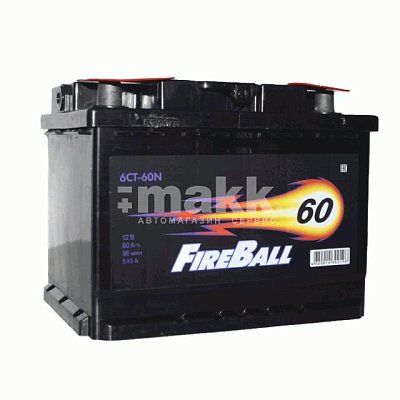 Аккумуляторная батарея 60 Ач FIREBALL о/п  24,2*17,5*19