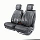 Накидки на сиденье Car Performance передние 2 шт экокожа черные CUS-3012 BK/BK