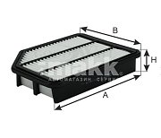 Фильтр воздушный PATRON PF1557 Chery Tiggo 3 1.6 2013-